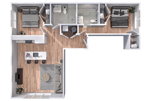 Rendering of Residential Building Plans